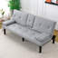 67 po, lit, gris, pliable, porte-gobelet, multifonctionnel relaxant à la maison, pliable en un clic, temps libre-1735216787