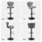 Sonja Swivel Adjustable Height Bar Stools With Back And Footrest-1918594214