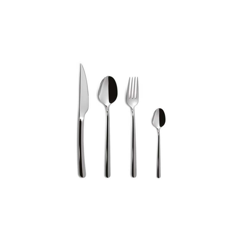 Ivy Bronx Violet 24 Piece Cutlery Set
