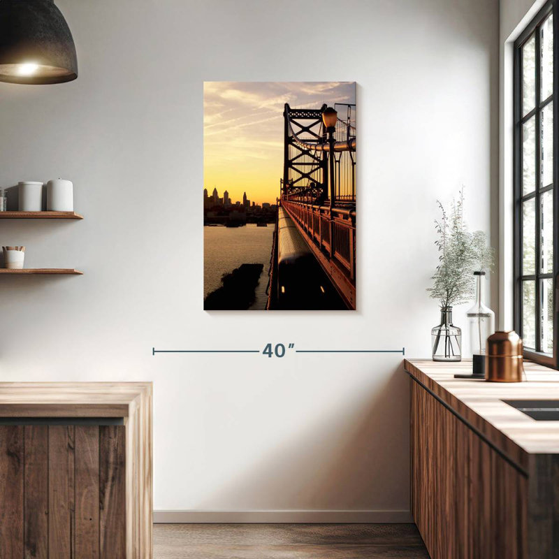 Lilie Benjamin Franklin Bridge, H 36 po x l 24 po