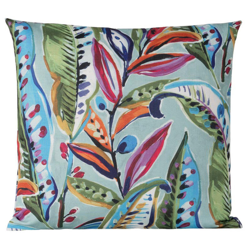 Floral Reversible Throw Pillow, 19" x 19"