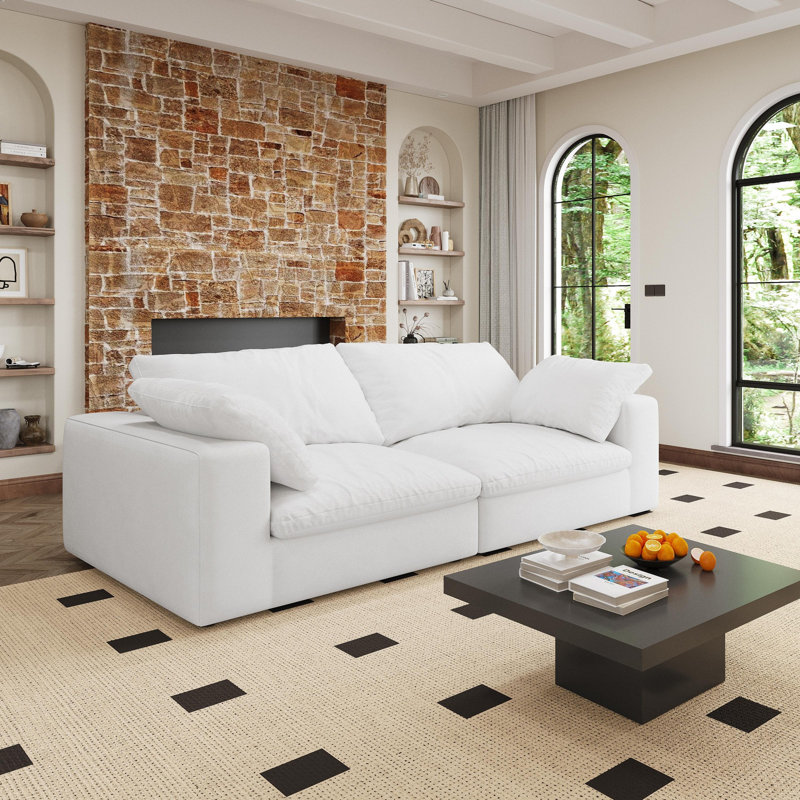 Canapés modulaires modulaires pour le salon, housses de coussin Causeuse amovible