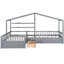Lit simple avec 3 tiroirs de rangement gris-1379554101
