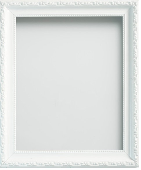 Brompton Wood Bevelled Picture Frame, 9" x 7", White