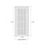 Sete Solid French Door | With Frosted Glass | Single Regular Panel Frame Trims Handle | Bathroom Bedroom Sturdy Doors-87391758-87391776