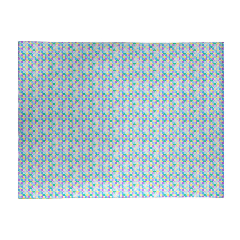 Chenille Geometric Indoor Rug, Rectangle 4' x 6'