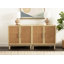 Armoire multimédia Ori Rattan