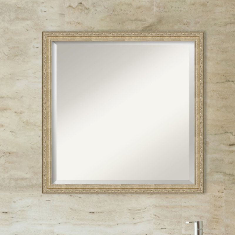 Miroir mural biseauté Adur, 22 po x 22 po