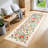2x6 Floral Kitchen Runner Rug Machine Washable Non-Slip Runners for Hallways Soft Low Pile Lightweight Long Carpet Rugs Farmhouse Indoor Floor Mat for Bedroom, Bathroom Beige-526499238