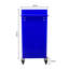 Armoire à outils à 4 tiroirs avec glissières à roulement à billes et roulettes verrouillables - Bleu