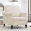 Fauteuil rembourré avec accents cloutés-209729339