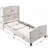 High Back Upholstered Headboard Bed Fram-131373731