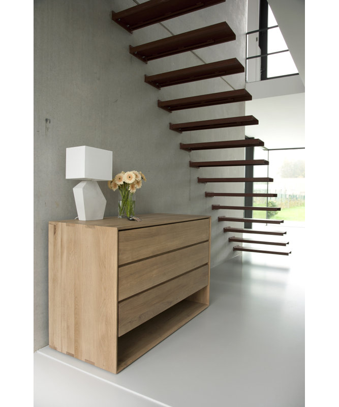 Nordic 51.2'' W Solid Wood Sideboard