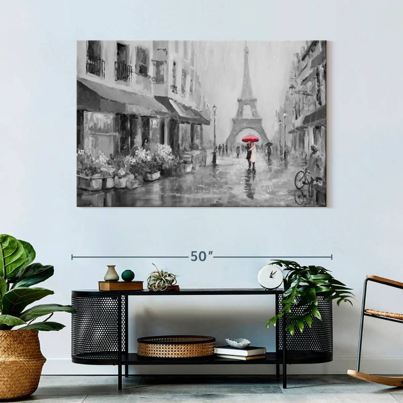 «Romance In Paris Pop», reproduction sur toile, L 32 po x H 48 po