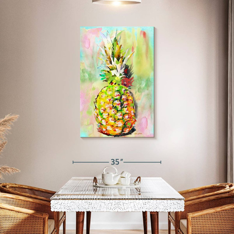 Yarlin Sunshine Pineapple, 45" H x 30" W