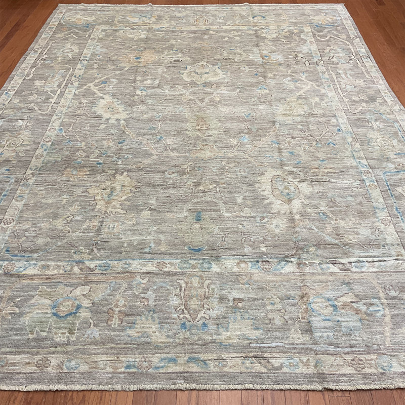 Hand Knotted Wool Geometric Rug