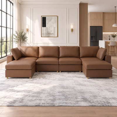 Carrigan Upholstered Sectional with Ottoman