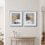 Ensemble de 2 reproductions d’art sur papier encadrée adjacentes