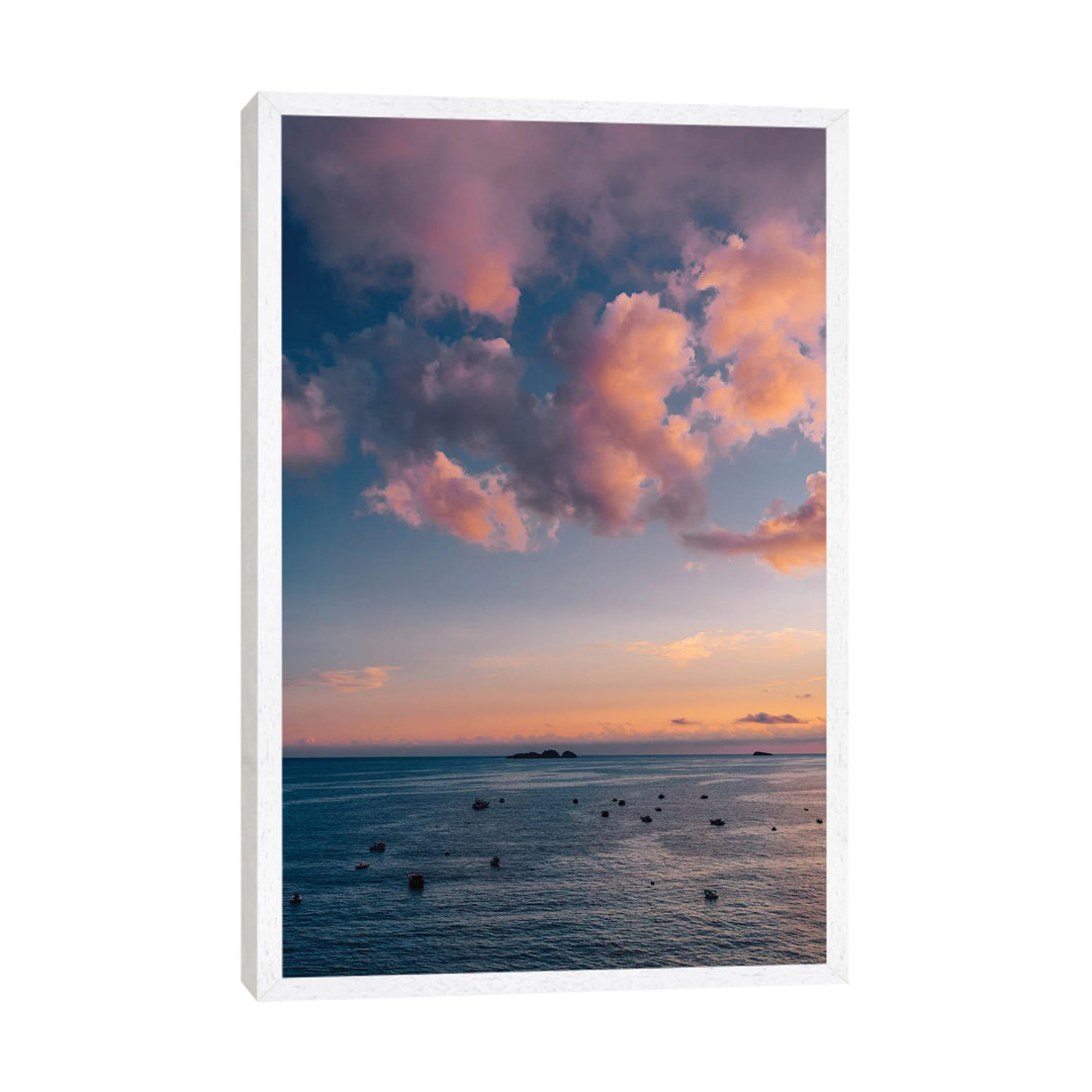 Amalfi Coast Sunset V by Bethany Young - Print on Canvas