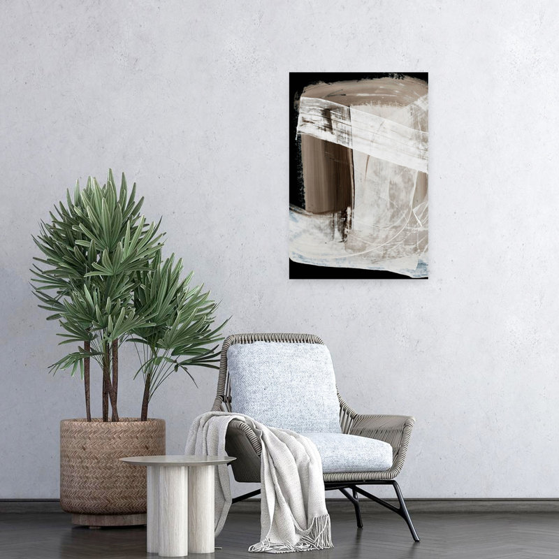 Art contemporain contemporain abstrait, H 24 po x l 16 po