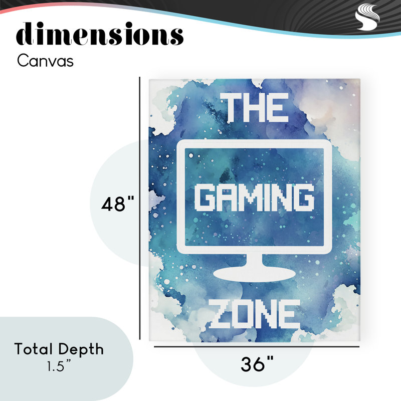 Toile Moniter Gaming Zone, design par Marcus Prime