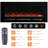 Aarryn Black Electric Fireplace Insert-988053068