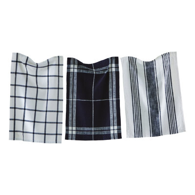 The Holiday Aisle® Classic Dishtowel Set/3 Linen