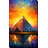 The Great Pyramid Of Giza by V2 Design Co. - Wrapped Canvas Painting-1233105069