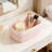 Woven Cotton Storage Baskets Set Of 3, Handmade Organizer Bins For Closet, Shelf, Desk, And Nursery, Decorative Rectangular Baskets For Home Organization-885824950