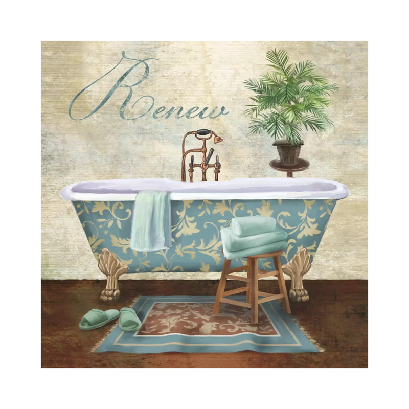 Bath Renew by Conrad Knutsen - Wrapped Canvas Gallery-Wrapped Canvas Giclée, 45.72 cm H x 45.72 cm W