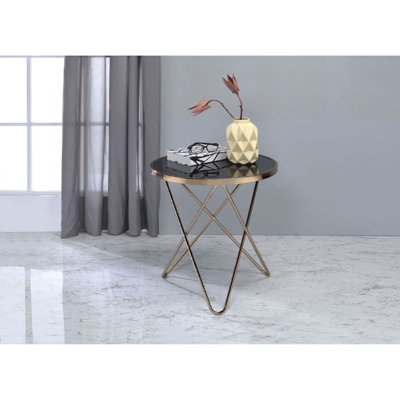 End Table With Glass Top