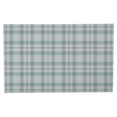 Gen Plaid Non-Skid Bath Mat