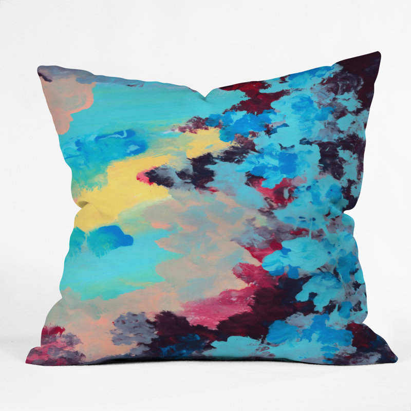 Coussin décoratif intérieur / extérieur Rosie Brown, 16 po x 1 po