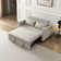 Lateresa 54'' Pull-Out Sofa Bed Loveseat - Adjustable Backrest With 2 Soft Pillows
