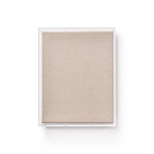 Small Decorative Plastic Bin with Cutout Handles White - Brightroom™