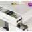 White Color Adjustable Dressing Table With 5 Drawers