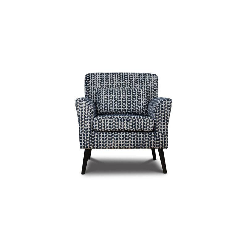 Bundella Upholstered Club Chair, Blue