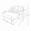 Chaise d'appoint moderne avec repose-pieds amovible-1872481052