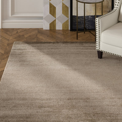 Mcelroy Hand-Woven FlatweaveCotton Taupe Area Rug