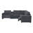 Rocktem Power Recliner Modular Sectional-1844886856
