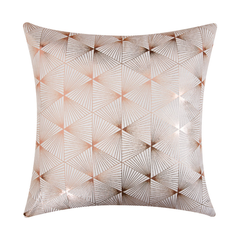 Jeté en velours, Blanc, Housse de coussin seulement - sans coussin, 20 po x 20 po