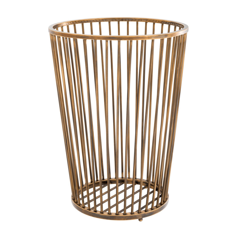 Eichholtz Baleana Decorative Basket, Brass