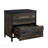 Brown Finish Industrial File Cabinet With A Secure Lockable Drawer