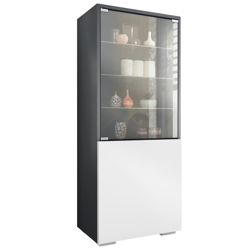 Aubreella Booth Display, Anthracite/White matt