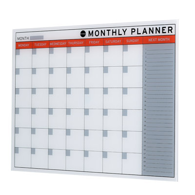 Glass Monthly Planner