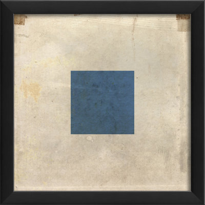 "s" , impression encadrée Signal Flag