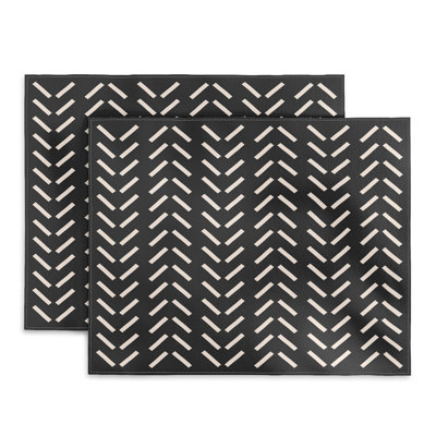 Cotton Chevron Rectangle Placemat