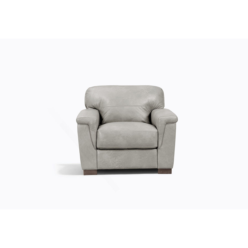 Chaise en cuir Cornelia Beige