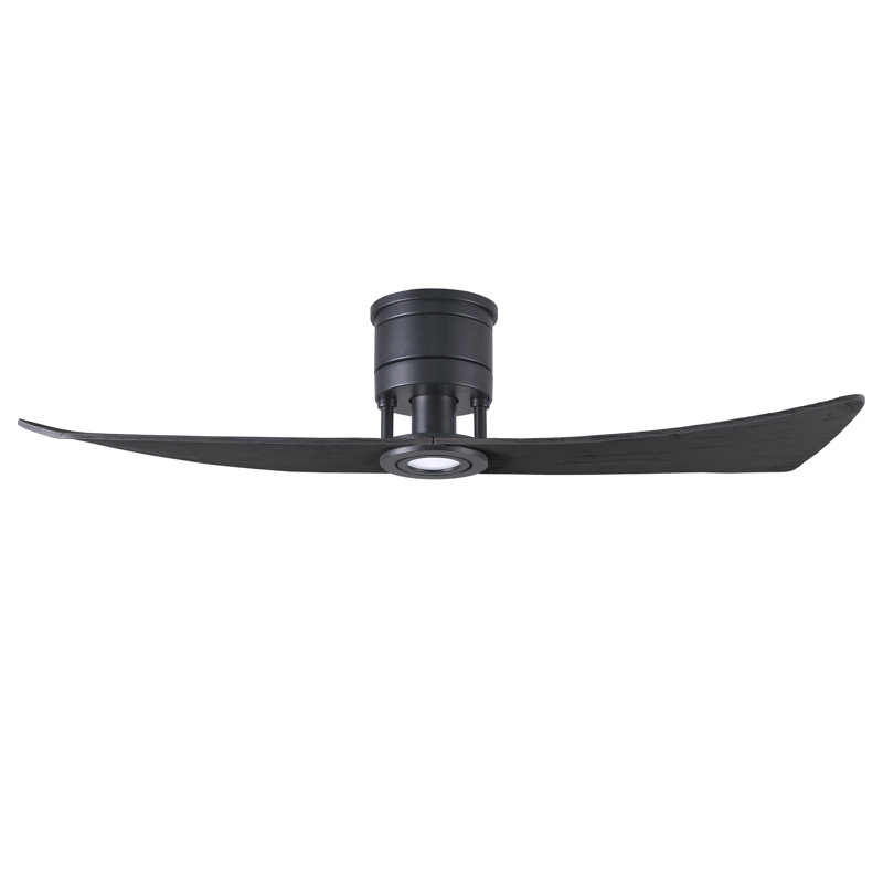 Lindsay 52'' Ceiling Fan with LED Lights, Matte Black, Matte Black