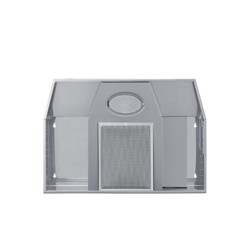 Summit Appliance Stainless Steel 220 CFM Convertible Under Cabinet Range Hood, 5.13" H x 23.88" W x 18.63" D